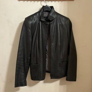 Vintage Reaction by Kenneth Cole Black Leather Jacket in Size S
